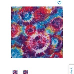 Multicolor Tie-Dye Fleece Fabric (7 yards)